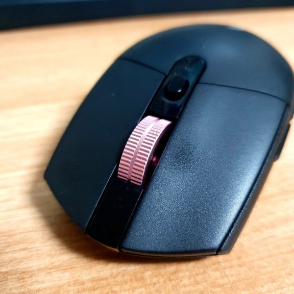 Gaming Mus Scroll Wheel Remskiva Möss Metall Rullande hjul Reparation Ersättning för G102 G102hero G304 G305 Mus Pink