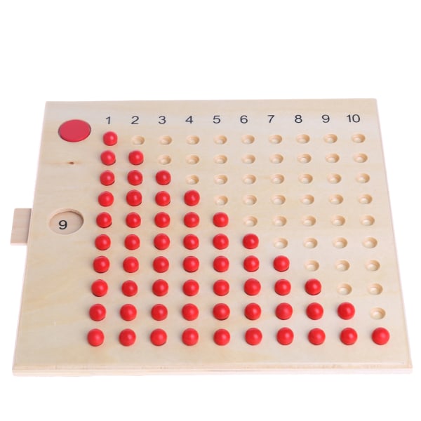 Montessori Matematik Material Multiplikation Bead Board Pedagogiska leksaker Kid