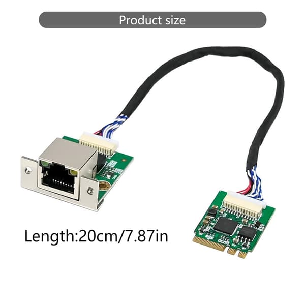 M.2 A+E Netværkskort 2.5Gbps Industriel Kontrolmodul I226 Chipsæt Til PC