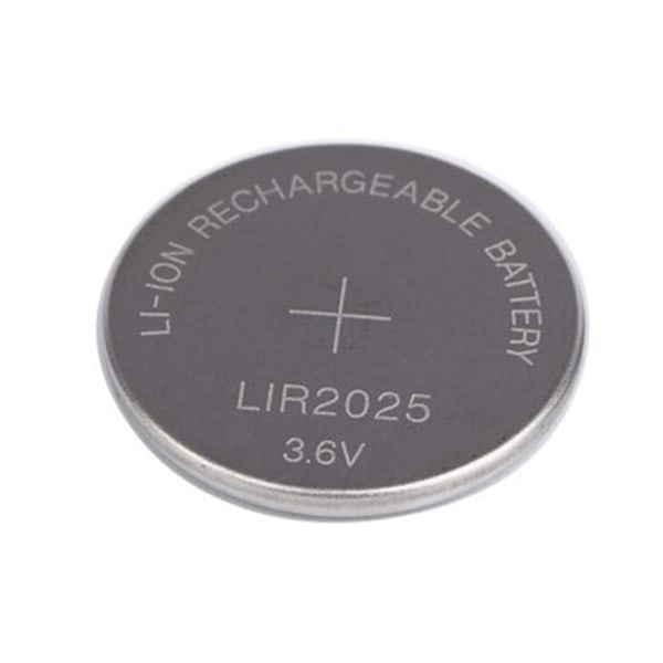LIR2025 Uppladdningsbart batteri 3,6V fjärrkontroll cover Knapp batteri för larm Dynamiska tokens Medicinsk utrustning