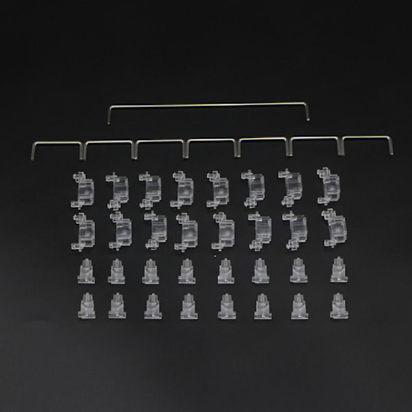 104 OEM Mekanisk tastatur Cherry MX Switch PCB-montert Stabilisator for Kabinett 6.25u Modifikator Tast Stabilisator Plate