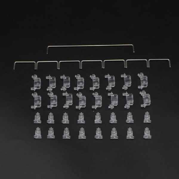 104 OEM Mekaniskt tangentbord Cherry MX Switch PCB-monterad stabilisator för chassi 6.25u Modifier Key Stabiliser Plate