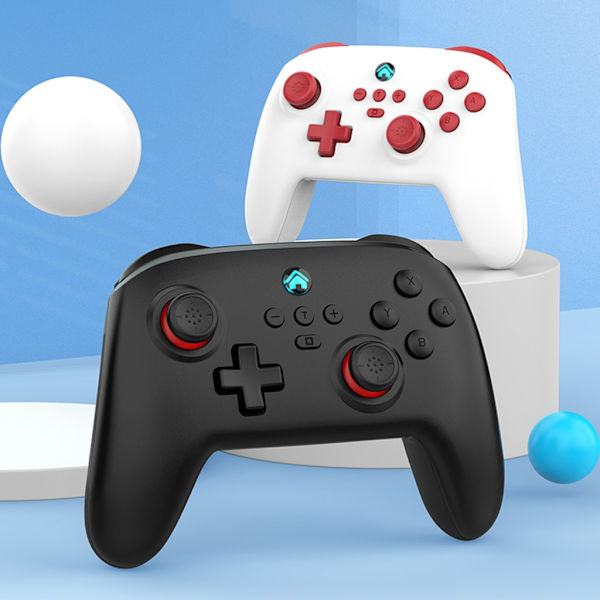 Ny trådlös Bluetooth-kompatibel Gamepad för NS SwitchPro Controller Limited Theme Joystick för PC och SwitchPro OLED-spel Pink