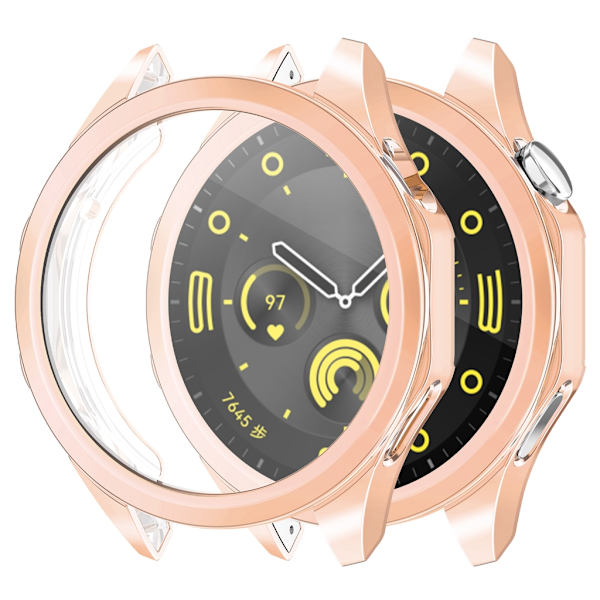 Stötsäker för GT4 41/46 mm skärmskydd Bumper Shell Cover anti-scratch Reptåligt hölje Slitstarkt Black 46mm