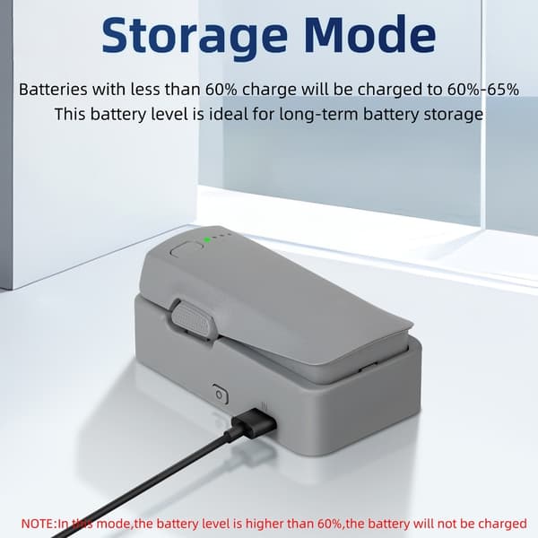 USB Genopladelig Kamera Opladning Hurtig Oplader til 2 Droner