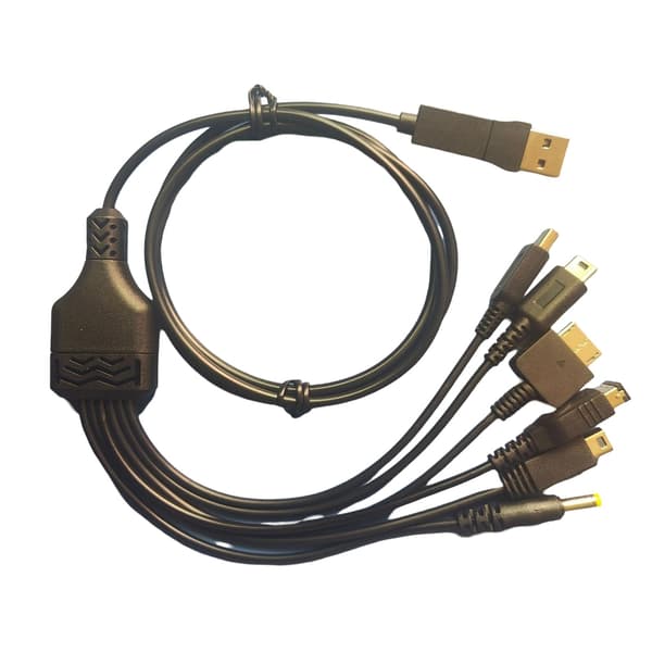 Type C 6 i 1 Multifunktionelt Opladerkabel til Håndholdte Spillekonsoller