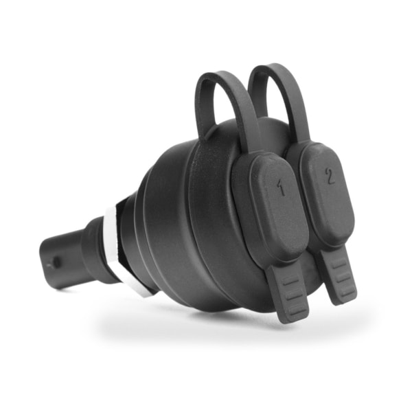 Oppgradert motorsykkelstrømadapter dobbel hurtiglading USB-lader enkel installasjon for F850GS F900R XR R1250GS K1600GT