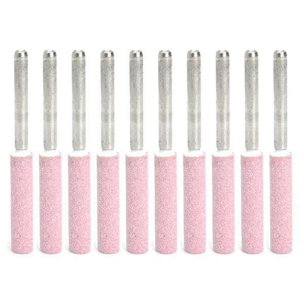 10 Delar/set Fil för Gradslipsten Polering Slipverktyg Slipstift för Motorsågsslipare 10 Delar/set