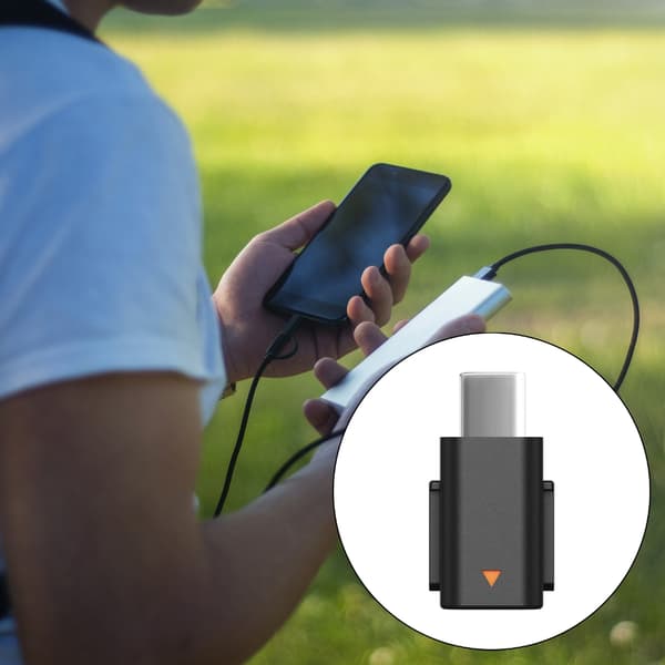 För Mic Mini Mobiltelefon Adapter Typ C Smartphone PC Anslutning Dator