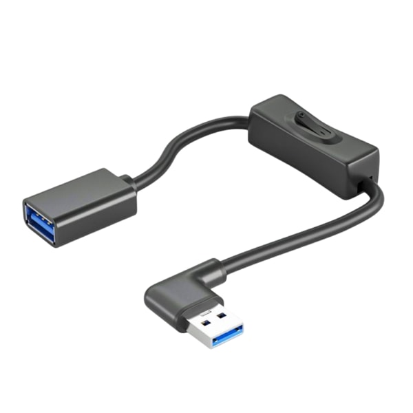 USB3.0-förlängningskabel för USB -enheter Dataöverföring och laddningssladd med ON OFF-brytare Snabbare datakabelförlängare 100CM