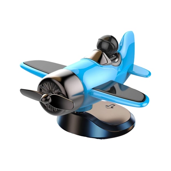 Dynamisk 360 Flygplanspanel Dekoration Solcellsdriven för Lång Resa Blue