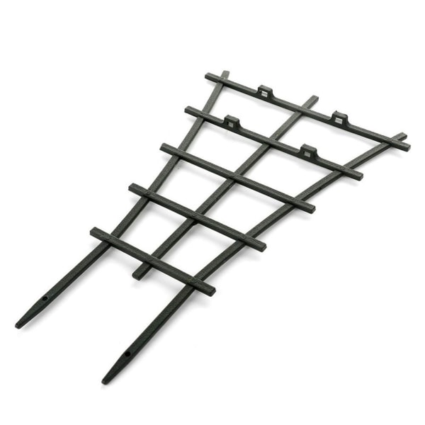 2/6/12 st Trädgårdsklättringsspaljé DIY Plast överlagrat krukväxtstöd 6Pcs