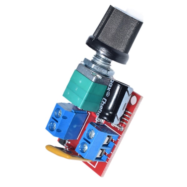 Mini 5A PWM 90W för DC Motor Hastighetsregulator Modul 3V-35V Hastighetskontroll Brytare LED Dimmer Enhet