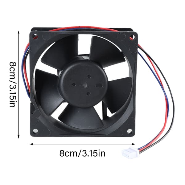 Køleventilator EFB0824EHF 80x80mm 8CM Ventilatorhastighedsmåling til computer/server