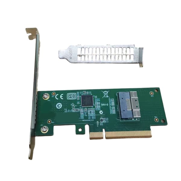 PCIe4.0 X8 til SFF-8654 X8 desktop Computer Udvidelseskort til NVME Adapter