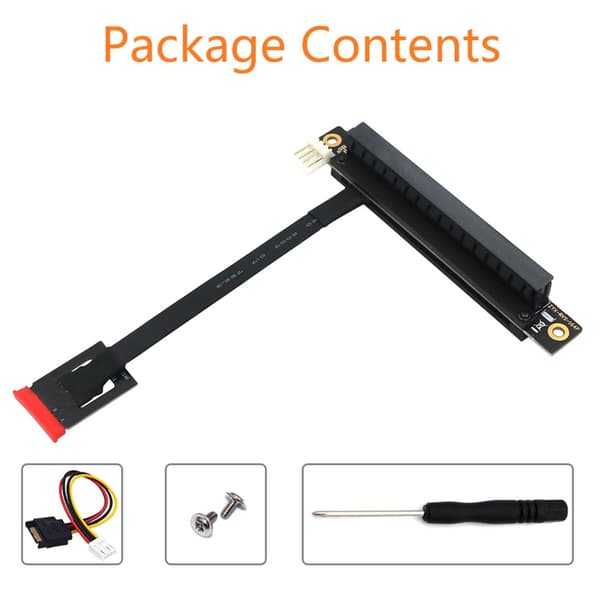 Dobbel Key AE til PCIE 16X Adapterkabel Strømkontakter for PCIE Tester