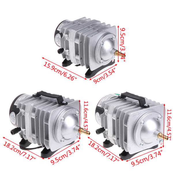 FiskTank Luftpump 220V Tyst Syrepump för Akvariedamm