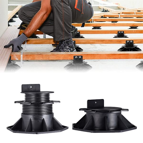 FlexiLevel Justerbart balkstöd för däck & golv Balanseringsstöd för steninstallation Viktfördelning 30 to 60mm