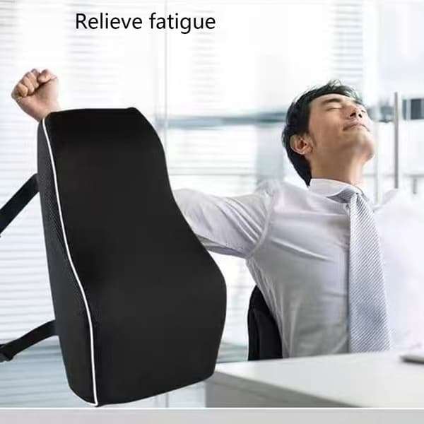 Memory Foam Lumbar Støttepute Bilsete Og Kontorstol Midjestøtte