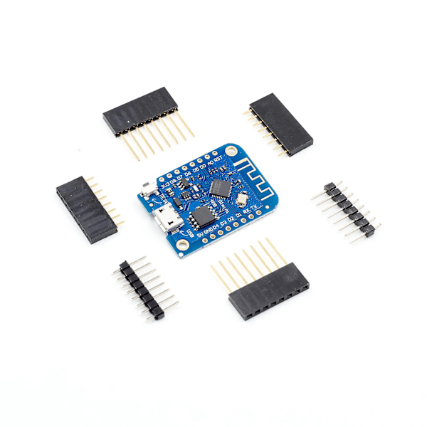 WeMos- D1-Mini V3.0 NodeMcu 4MB byte WIFI Internet Of Things Development Board Baserat ESP8266 för Arduino- Nodemcu Micro