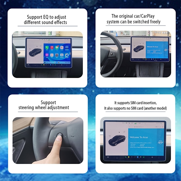 MINI Box Trådlös Android Auto CarPlay För