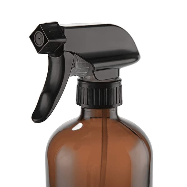 4-pack tomma sprayflaskor i bärnstensfärgat glas, 473 ml påfyllningsbar behållare