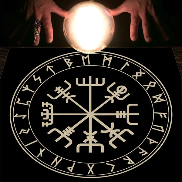 60x60cm Tarotkort Bordsduk Flanell Geometrisk Figur Spådomsaltare Duk Brädspel Oracles Card Pad Rune Support B60
