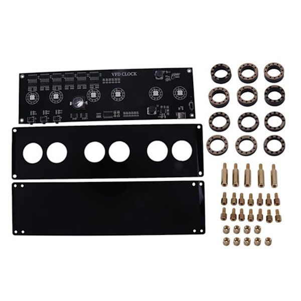 til Kreativ Glas Fluorescerende Rør Ur (uden Rør) Selv-samling DIY Kit Analog Glød Timing Digital Display Romantisk