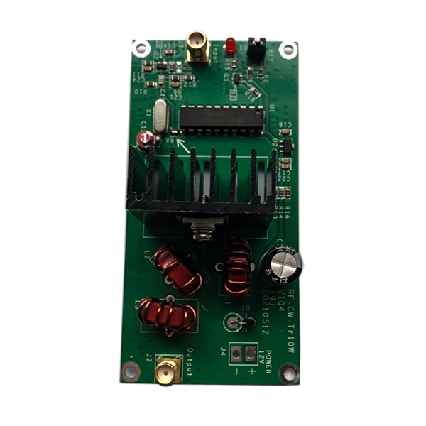 Power 40dB QRP Radio CW-sändarsats färdigt kort 10W 13,56Mhz Power Amplifier DIY Kit för DIY-entusiaster