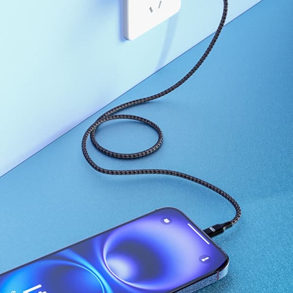 PD100W Ladekabel USB C til Type C Hurtigladekabel Nylonledning