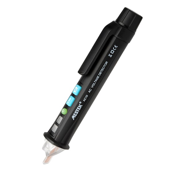 Berøringsfri AC spenningstester med dobbelt område AC 12V-1000V/48V-1000V Strømførende/Nøytral ledning /Krets tester LCD