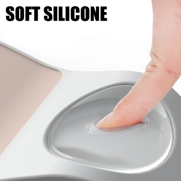 Ergonomisk musematte sklisikker base forbedrer håndleddsstøtte komfortabel Gray