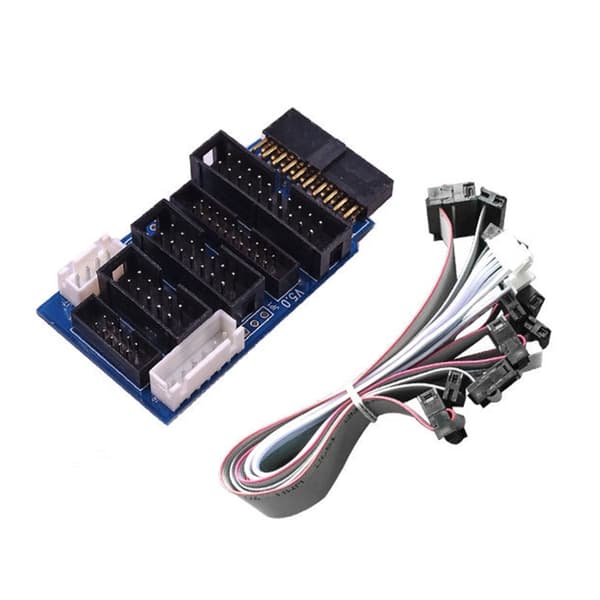 JTAG til SWD Adapterkort med 7 Kabler for JTAG V 8 V 9 Feilsøkingsprogram