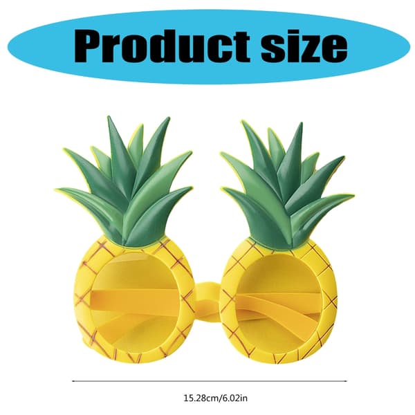 Ananas aurinkolasit Uutuus aurinkolasit Hauskat Havaijin Luaus Juhlasilmälasit