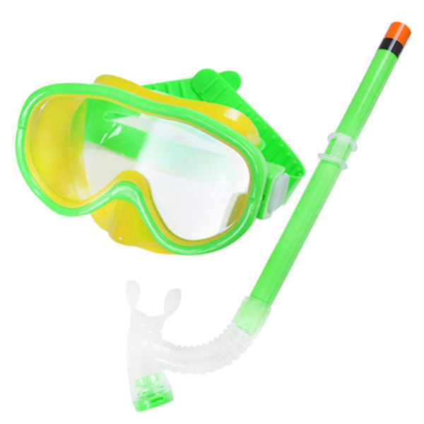 Snorkelset för Barn Scubas Snorkelmasker Simglasögon med Torra Snorklar Tub Utrustning Dykutrustning Kit