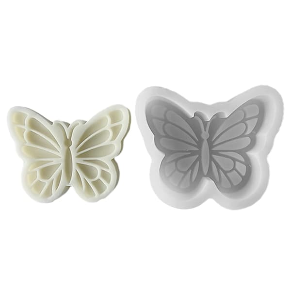 DIY Fjärilsformad Aromaterapi Ljus Silikonform Unika Doftljusformar