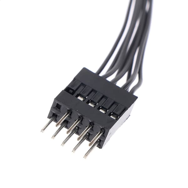 9-Pin USB Header Forlængerledning USB Bundkort Kabel 9Pin 1 Hun til 2 Han