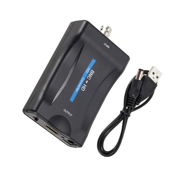 Koaksial BNC til Multimedia Interface Adapter Converter For Analog Video Input