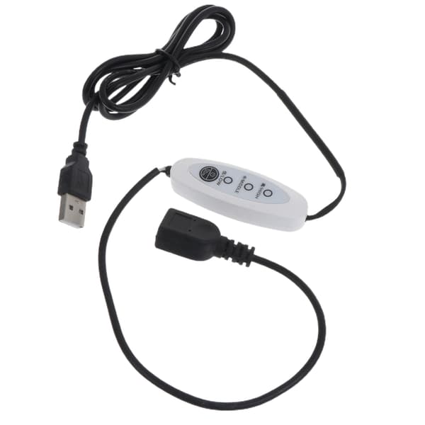 130 cm hastighetskontroller forlengelseskabel for 5V USB-vifte CPU Grafikkort