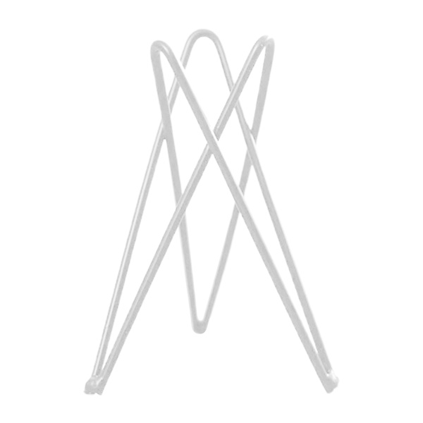 Luftväxthållare Metall Blomkrukställ Geometriskt järn Tillandsia Display Art White
