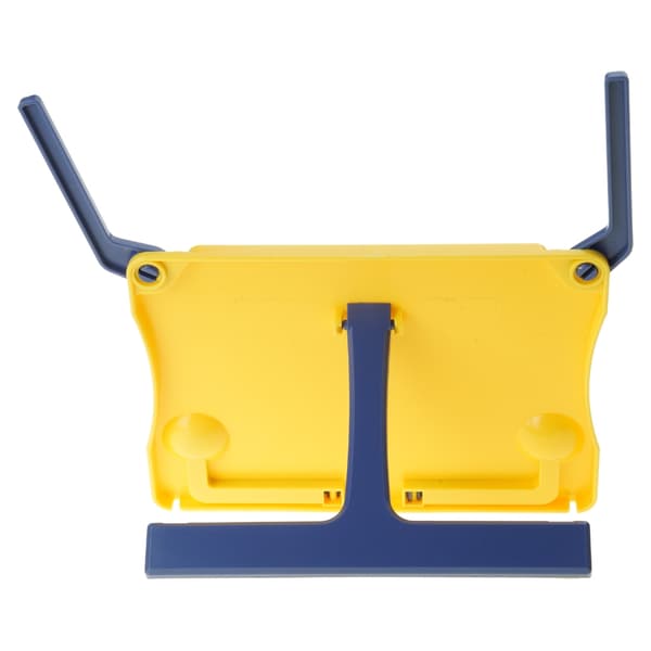 Sammenklappeligt musikstativ til skrivebord med sideclips, holder til noder