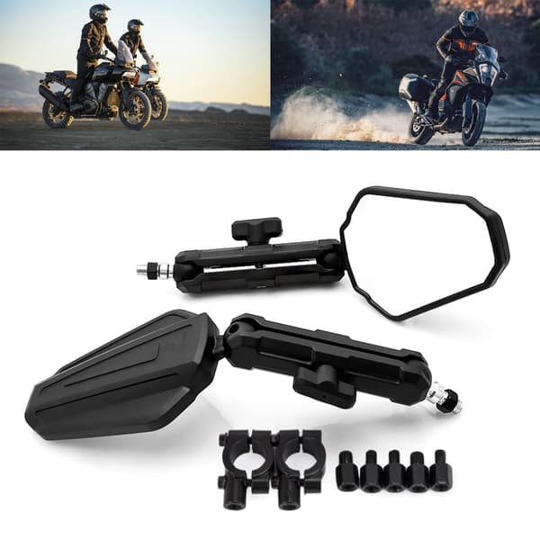 Motorcykel Sidoreflexer Enkel Installation Multi-vinkel för Ökad Säkerhet 2x