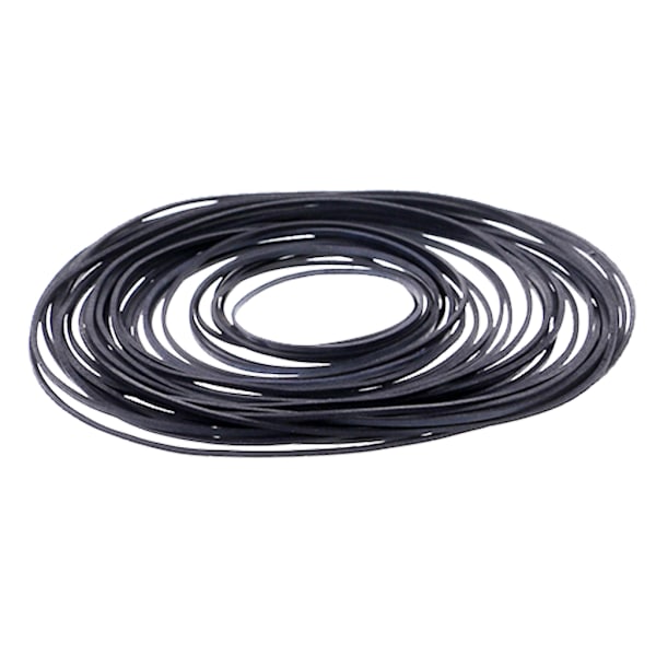 50 st/påse 1 mm Universal Mix Kassett Band Maskinbälten Diverse Vanligt platt gummibälte 45-130 mm för inspelare Walkman
