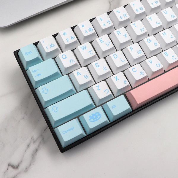 135 nycklar Keycaps Tjock PBT Femsidig Sublimation Cherry Höjd För MX Switchar för 61 64 84 87 96 Layout Dye Sub Keycap Korea