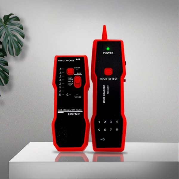 Netværkskabeltester Multimeter Antistøj POE LAN Test Finder Ledningssporere