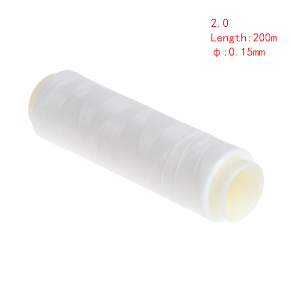 Fisklina, hög elastisk gummi, halkfri 50/100/200 m Superstark tippetråd 3