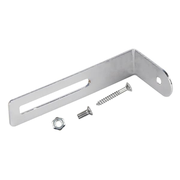 Elektrisk gitarr valskyddsfäste stöd med skruvar Tillbehör för gitarr metall 63x26,5 mm Gitarrdelar Tillbehör Silver
