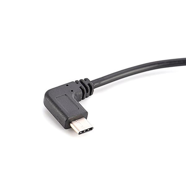 90 graders typ C till Mini USB förlängningskabel Mini USB hona till USB C hane