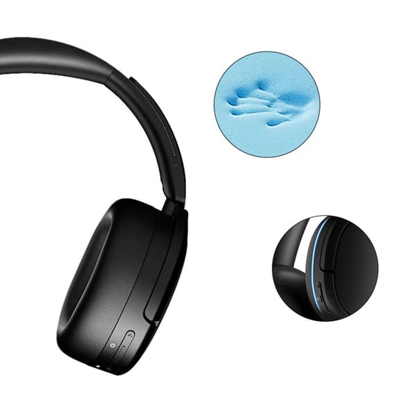 1 par svamper øreputer øreputer deksel for W860NB headset Black