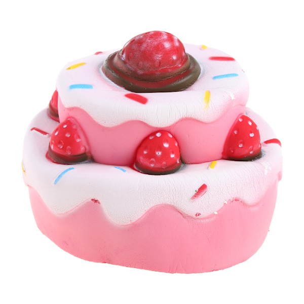 Klämkaka Fidget Leksak Realistisk Dessert Hållande Party Favor Tryckavlastningsleksak Långsamt Stigande Vuxna Rolig Gåva